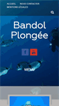 Mobile Screenshot of bandol-plongee.com